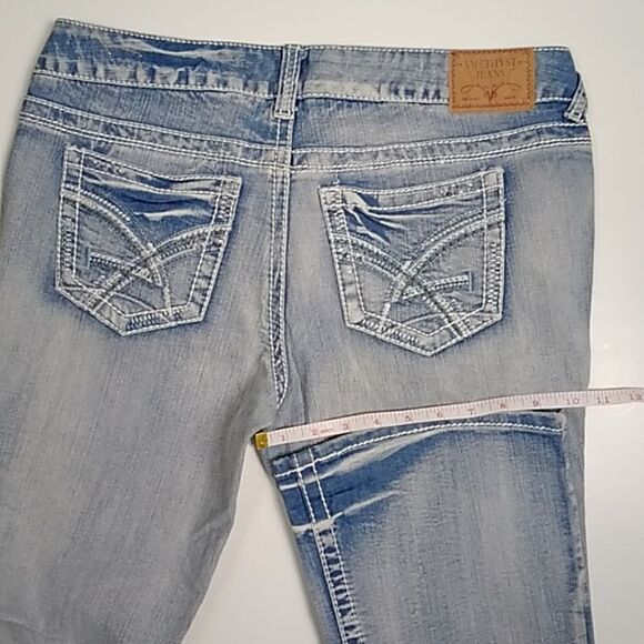 Ame Thyet Wash Acid Women's Jeans Size 11 80% Cotton - Picture 3 of 12